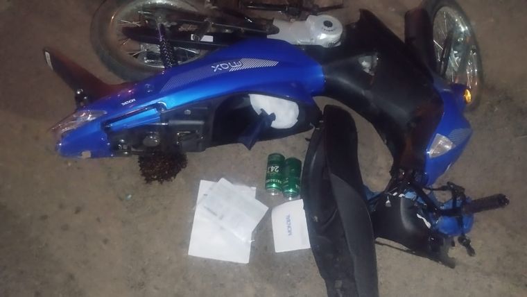 accidente fatal lujan agrelo moto choco arbol