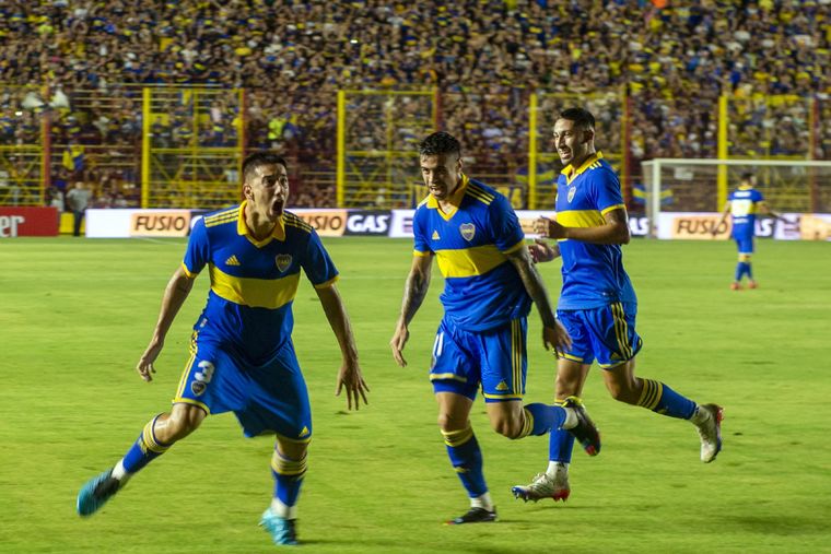 Boca le gana a Olimpo con gol de Sandez Foto: Télam