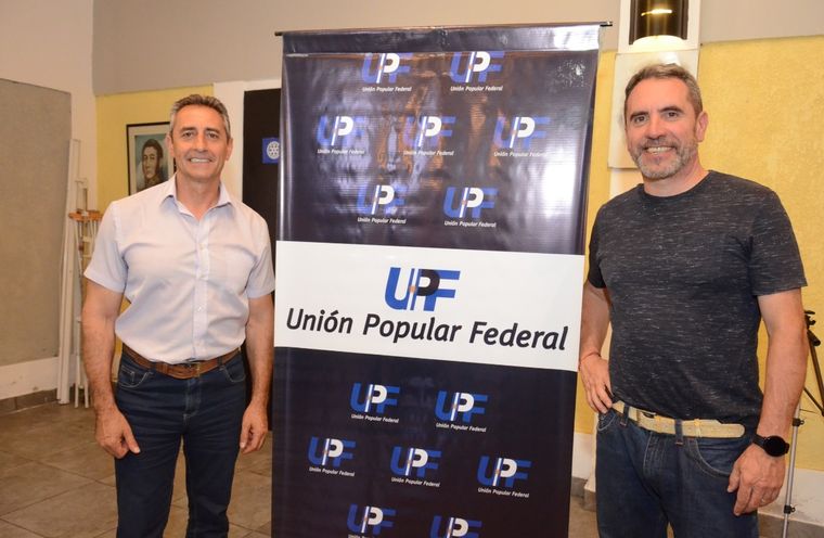 El intendente Rolando Scanio y el diputado Jorge Difonso Foto: Gentileza