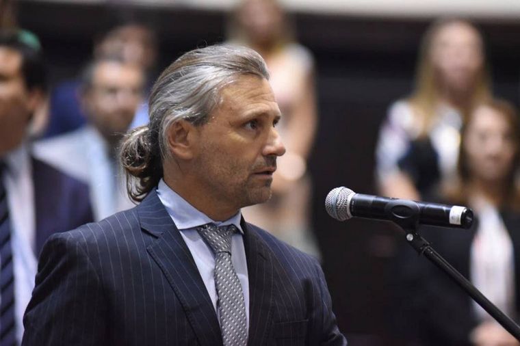 El expiloto fue captado por las cámaras.