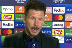 Simeone, dolorido por la eliminación del Atlético de Madrid en la fase de grupos de la Champions.