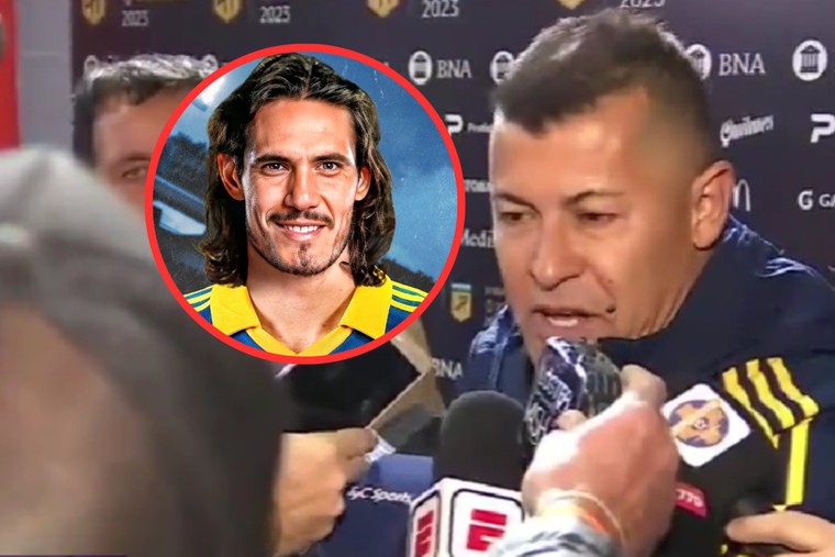 Almirón habló sobre la llegada de Cavani a Boca