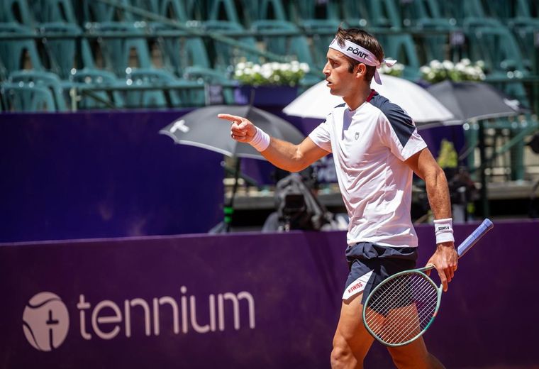 Tomás Etcheverry, entre los ocho mejores del Argentina Open 2026.