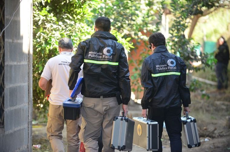 El Ministerio Público Fiscal trabaja en el lugar Foto: Nicolás Bravo / La Voz