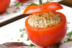 Tomates rellenos. Foto: okdiario.com Tomates rellenos. Foto: okdiario.com