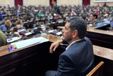 El intendente de Río Tercero el día en que se le dio la media sanción en el Congreso para la creación de la Universidad Nacional para Río Tercero Foto: X @ferrermarcos