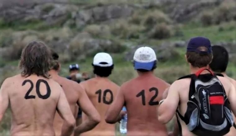 La reserva Yatan Rumi, con sus 1.200 hectáreas, ofrece un marco inigualable para esta Cross Nudista que se realiza desde el 2005. Foto: El diario de Carlos Paz