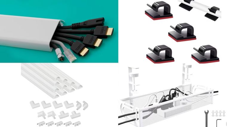 Canaletas, fundas y clips permiten ocultar los cables sin obras, mejorando estética, orden y funcionalidad del living y tu Smart TV. Canaletas, fundas y clips permiten ocultar los cables sin obras, mejorando estética, orden y funcionalidad del living y tu Smart TV.