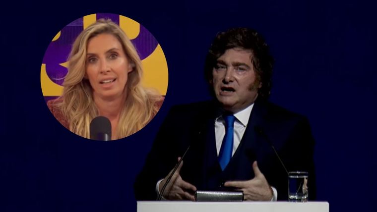 Javier Milei apuntó otra vez con Luciana Geuna