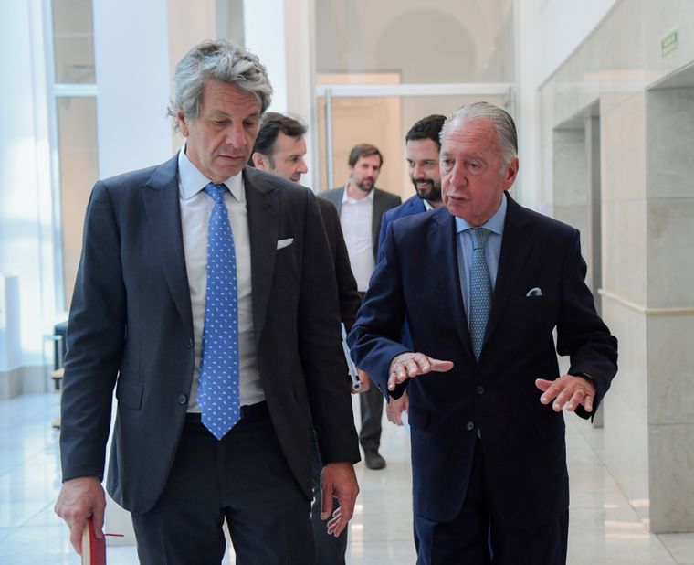 Daniel Funes de Rioja y el Secretario de Planeamiento y Gestión para el Desarrollo Productivo y de la Bioeconomía, Juan Pazo Foto: UIA