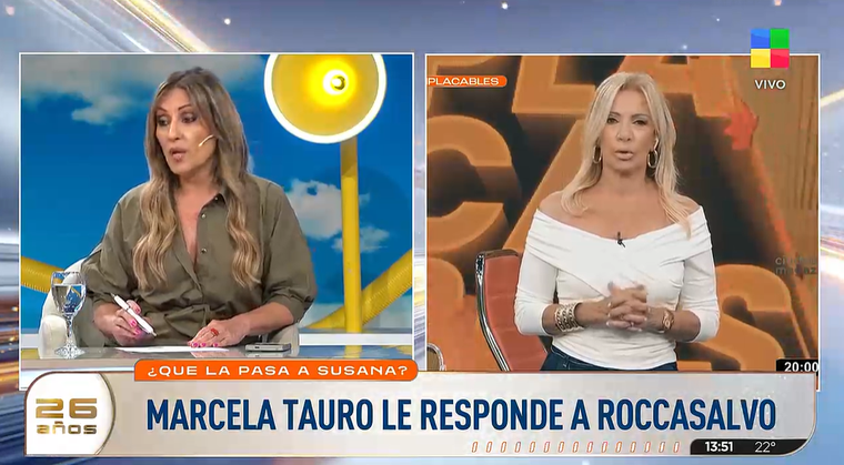 Marcela Tauro respondió fuertemente. Marcela Tauro respondió fuertemente.