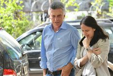 Presidente y compañera. Mauricio Macri con Soledad Martínez, ahora la cúpula del poder del PRO. Foto: NA
