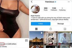 ¡ups!: ¿el papa francisco dio me gusta a una foto de una modelo hot?