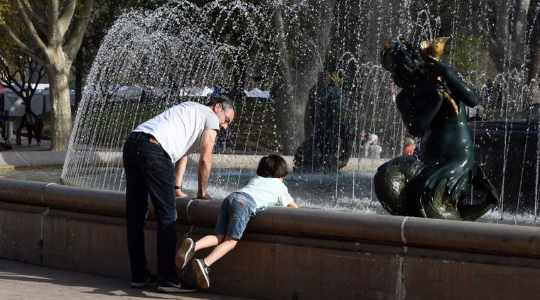 Las temperaturas máximas rondan los 30°C en la provincia Foto: ALF PONCE MERCADO / MDZ