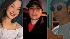 Jennifer Prosín, Jonathan Gabriel Hübscher y Lautaro Mattive, los tres jóvenes que fallecieron en Brasil. Jennifer Prosín, Jonathan Gabriel Hübscher y Lautaro Mattive, los tres jóvenes que fallecieron en Brasil.