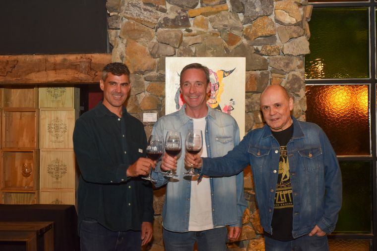 Mariano Ruffo, Fernando Gabrielli y Guille Garrido. Mariano Ruffo, Fernando Gabrielli y Guille Garrido.