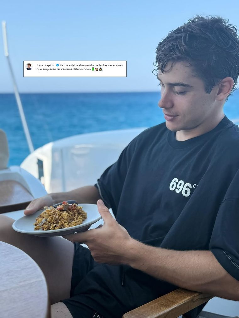 El posteo de Franco Colapinto en la previa del GP de Países Bajos. El posteo de Franco Colapinto en la previa del GP de Países Bajos.