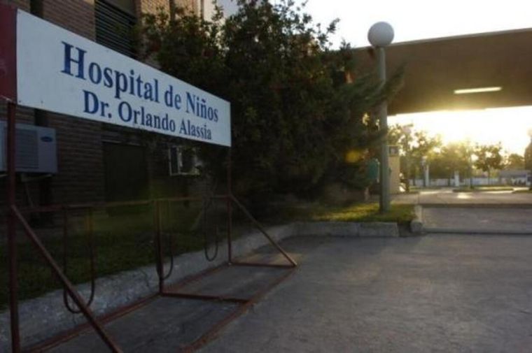 El pequeño fue hospitalizado en el Orlando Alassia