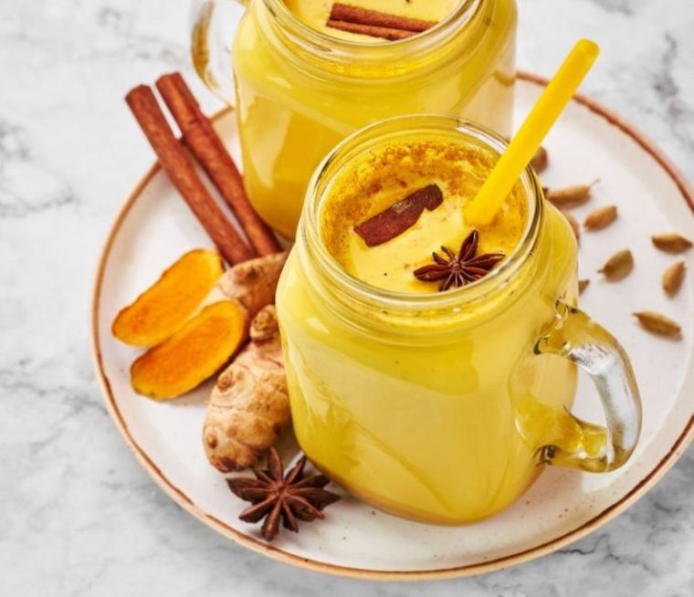 La leche dorada es una bebida antiinflamatoria. Foto: Archivo