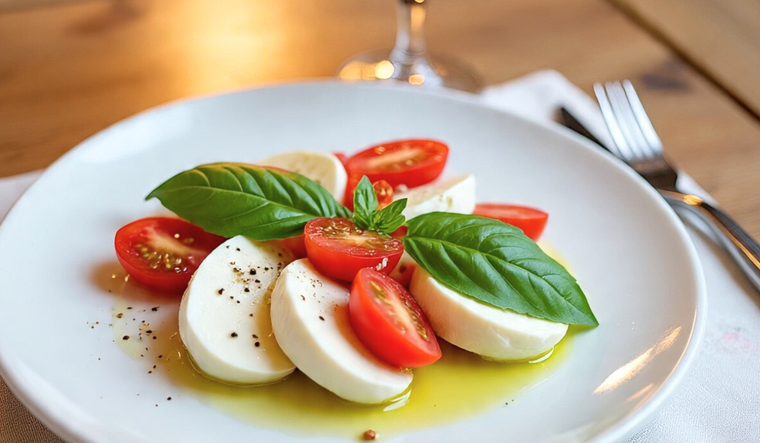 La ensalada caprese es una receta italiana muy popular durante el verano por su frescura. La ensalada caprese es una receta italiana muy popular durante el verano por su frescura.