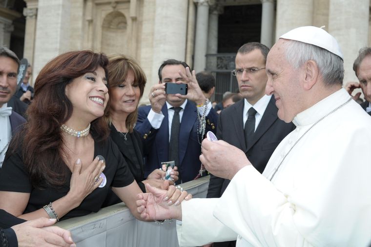 Silvia se volvió a encontrar esta vez con Francisco en el 2013