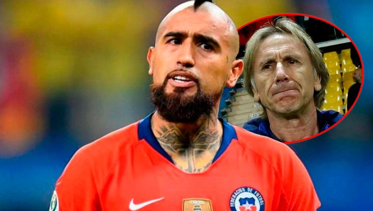 Arturo Vidal fue durísimo con Ricardo Gareca. Foto: Archivo y @LaRoja
