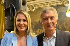 Mauricio Macri viajó a Santa Fe para acompañar a Losada El presidente Mauricio Macri junto a la senadora Carolina Losada Foto: Twitter Losada