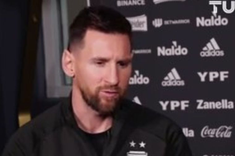 Messi habló de las aspiraciones de la Selección argentina en Qatar 2022. Foto: TUDN