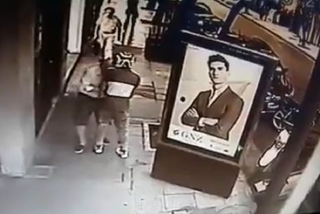 Así fue el ataque hacia el jubilado en Recoleta Foto: Captura de video