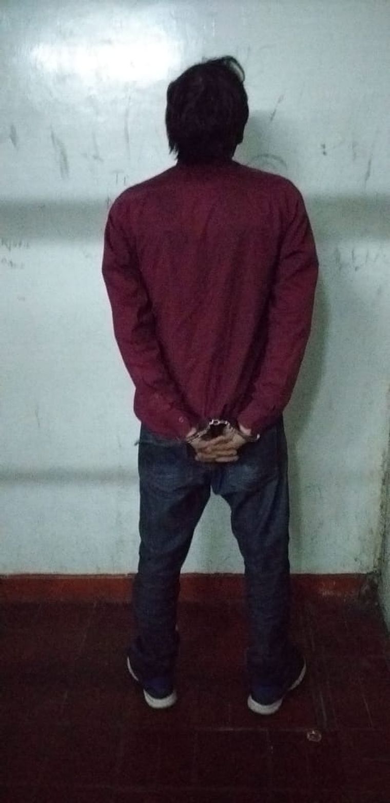 Despeinado El hombre tenía pedido de captura desde hacía varios años.