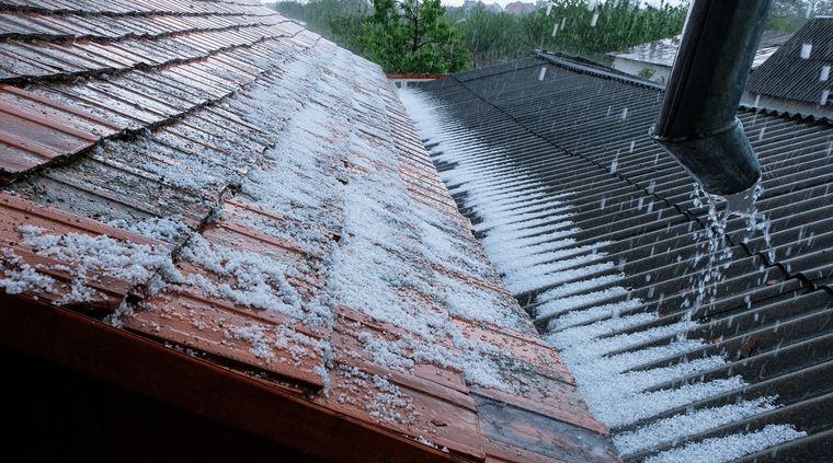 El SMN pronosticó caída de granizo en algunas zonas de Buenos Aires. Foto: shutterstock.com