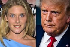 La ex modelo y el actual mandatario.