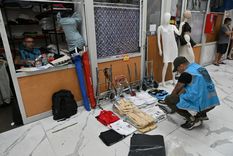 Los efectivos de seguridad allanaron 50 depósitos de mercadería ilegal Foto: Gobierno de la Ciudad de Buenos Aires