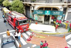 El incidente ocurrió en Tucumán al 2300, entre Pasteur y Azcuénaga. Foto: X