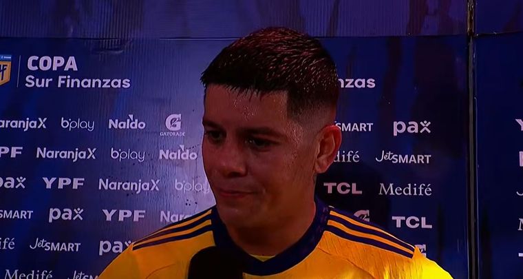 Marcos Rojo y sus declaraciones tras el Estudiantes-Boca. Foto: Captura