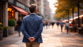 La psicología asocia caminar con las manos en la espalda con introspección, concentración y control emocional. &nbsp;