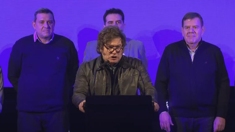 El jueves pasado, Javier Milei encabezó el acto en La Plata.