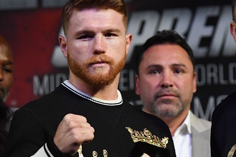 Canelo y Óscar, se cruzaron duro en las redes sociales. Foto: El Fildeo
