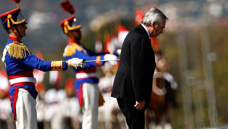 El expresidente quedó en el centro de la escena por la denuncia de su expareja Fabiola Yañez Foto: NA