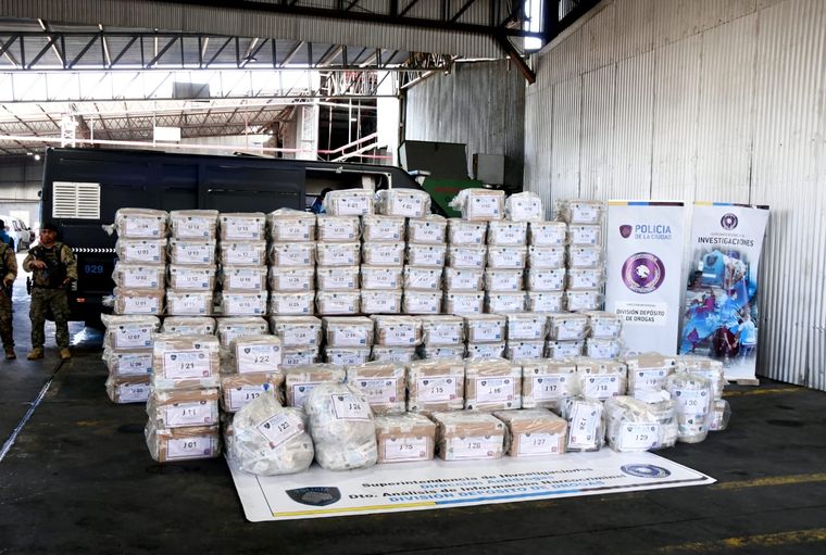 568 kilos de droga fueron incinerados.&nbsp;