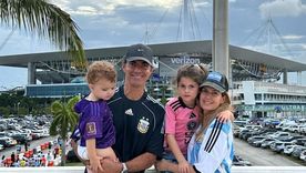 Reencuentro de amigas en plena Copa América: Isabel Macedo y Mery del Cerro disfrutaron del partido Argentina-Perú Foto: Instagram