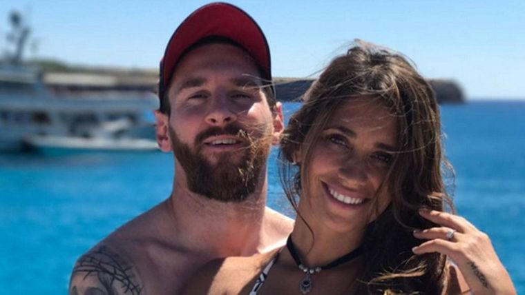 Lionel Messi y Antonela Roccuzzo