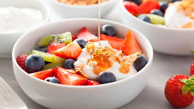 El yogur hace que esta receta sea ideal para el verano por su textura fresca. El yogur hace que esta receta sea ideal para el verano por su textura fresca.