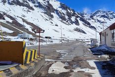 El Paso Internacional Cristo Redentor, otra vez cerrado Foto: Twitter @PasoCRMza