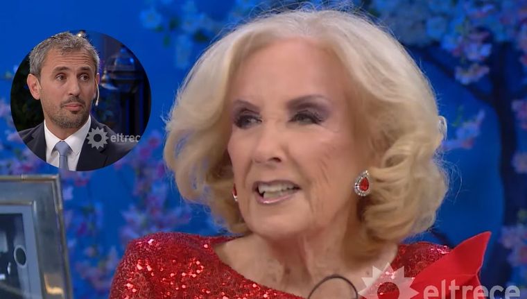 La conductora quiso saber más sobre el encuentro entre el presidente y la diva de Telefe. Foto: Captura de pantalla: Youtube/ el trece