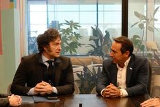 Milei y Galperin, dos amigos Foto: Prensa Presidencia