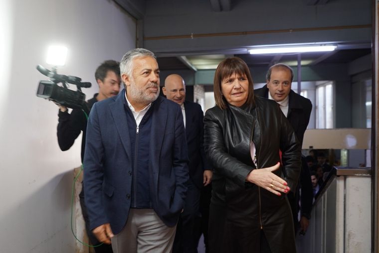 Alfredo Cornejo y Patricia Bullrich. Foto: Prensa Gobierno de Mendoza