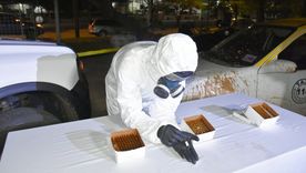 Tras realizar las pruebas de orientación de campo, el resultado confirmó que se trataba de fentanilo producido por un laboratorio de la República del Paraguay.