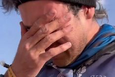 Moreno rompió su cuatri durante la segunda etapa. Foto: Captura video