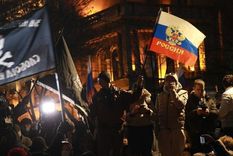 Los nacionalistas serbios apoyan incondicionalmente a Putin y la guerra en Ucrania. Foto: GETTY IMAGES